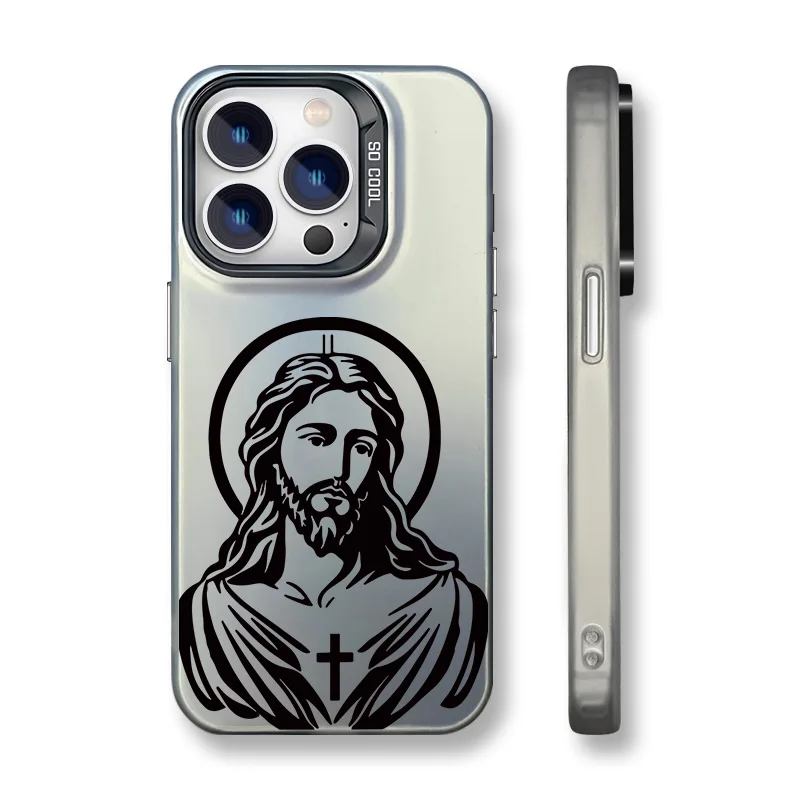 Cases for Phone Mobile Matte Back Cover Jesus Smartphones 5g For IPhone 16 15 14 13 12 11 Pro Max X XR XSMAX 8 7 Plus Cellphones