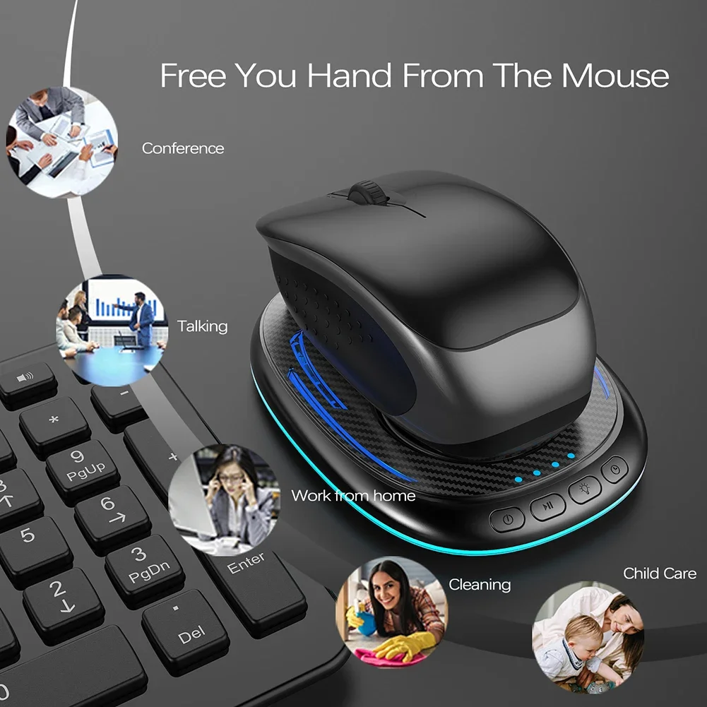 Mouse Jiggler جهاز محاكاة حركة الماوس الافتراضي غير القابل للاكتشاف مع مفتاح تشغيل/إيقاف لشاشة قفل صحوة الكمبيوتر