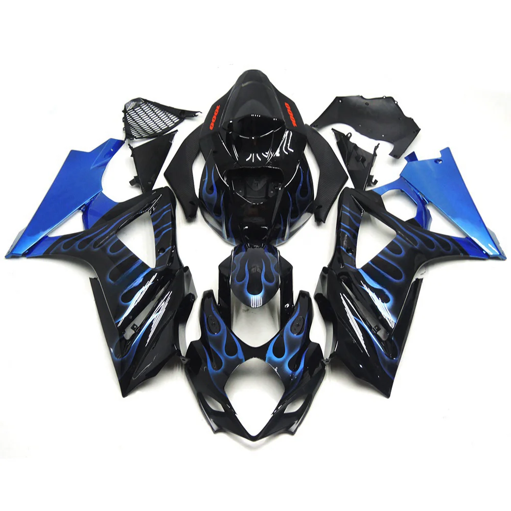 For Suzuki K7 GSX-R1000 2007 2008 Carbon Black Bodywork Fairing Accessories Set Housing Colour Change Kits Full Fairings Panel