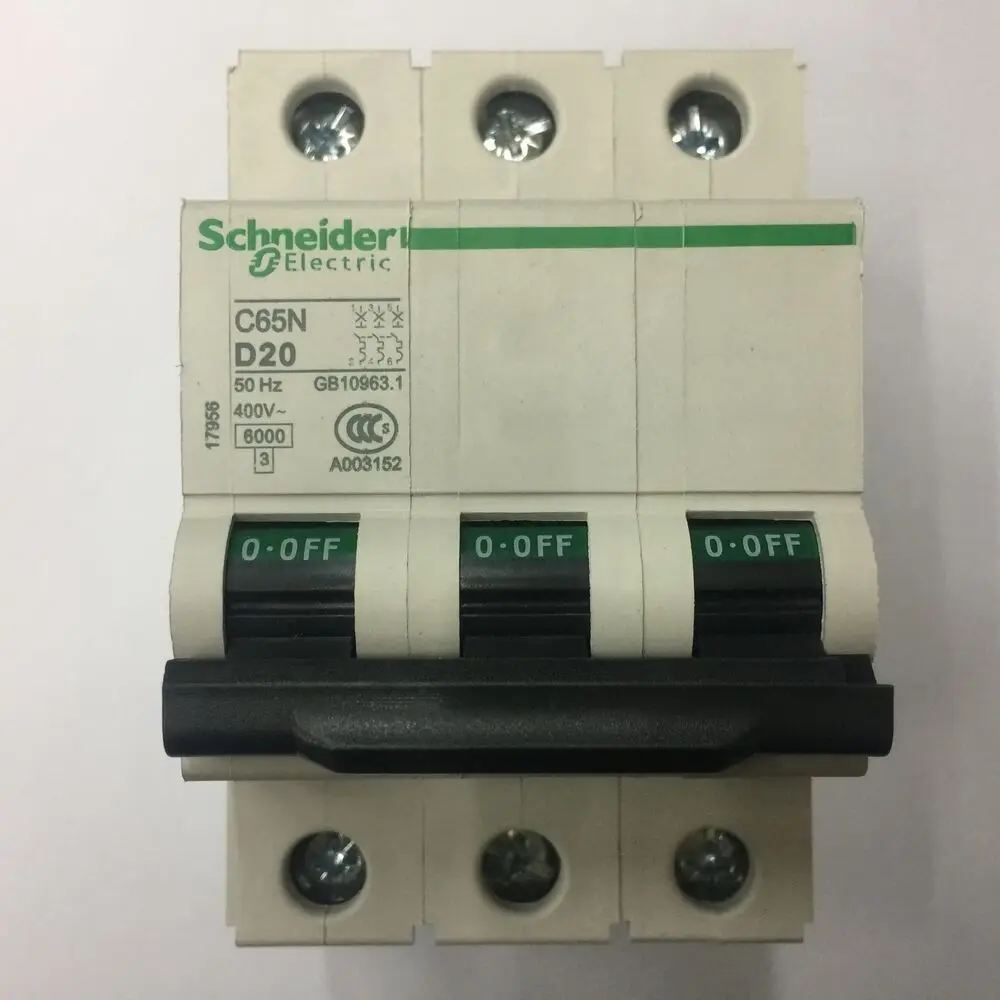 

1PCS NEW C65N 3P D20 breaker Schneider