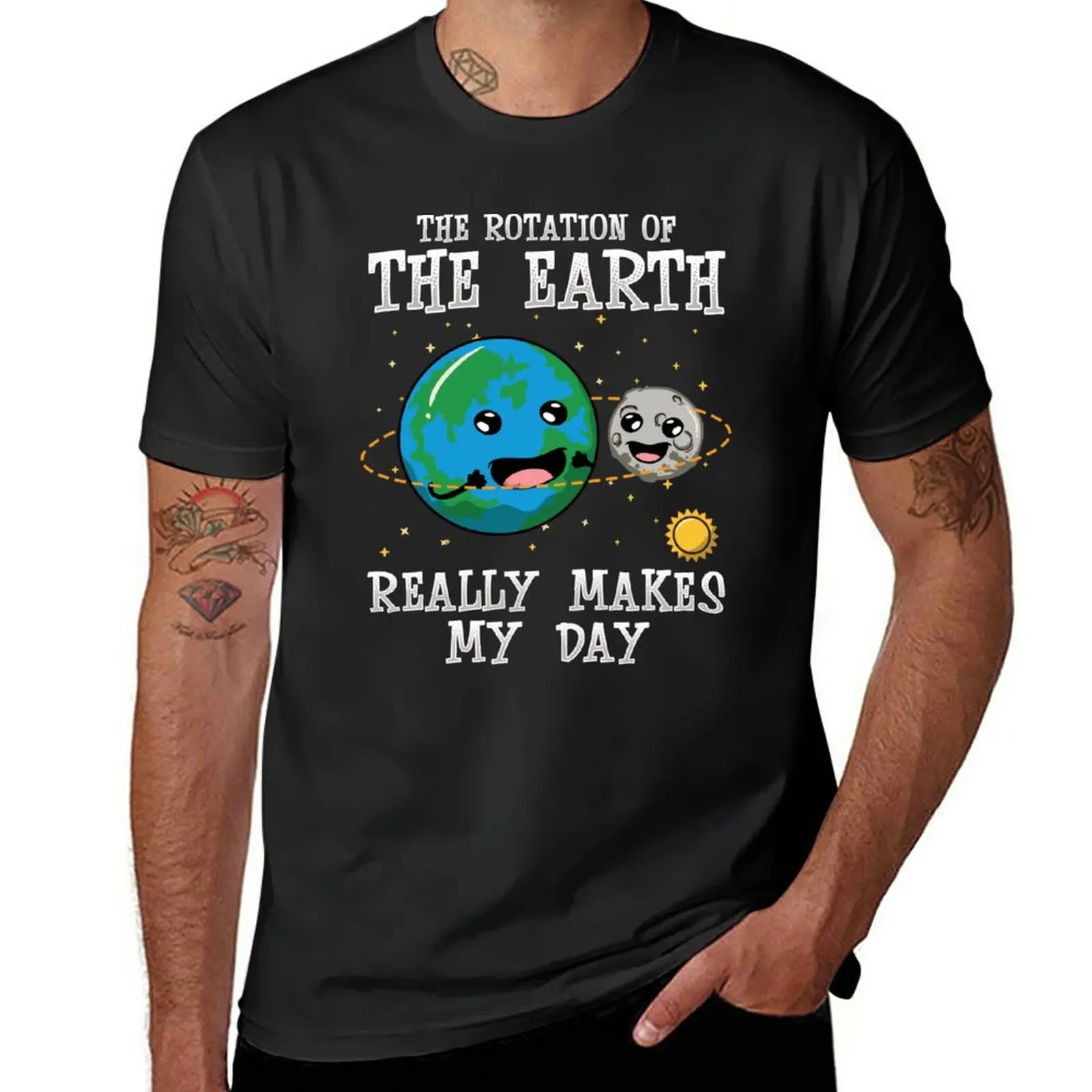 New Rotation Of The Earth Really Makes My Day T-Shirt t-shirts man graphic t shirts mens graphic t-shirts pack