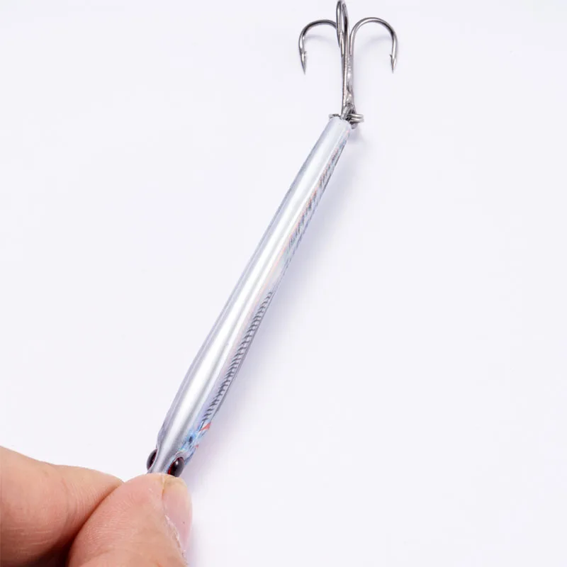 2023 Sea fishing Metal Jig 30g 40g 60g Fishing Lure Weights Bass Fishing Bait Tackle Trout Jigging Lure Jigs Saltwater Lures