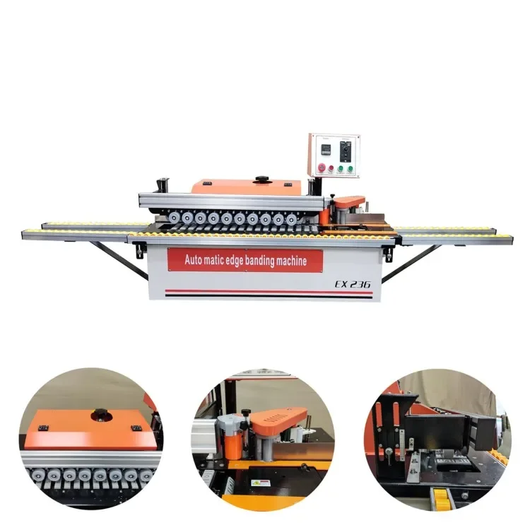 Automatic woodworking edge banding machine edge banding machine wood edge trimmer double