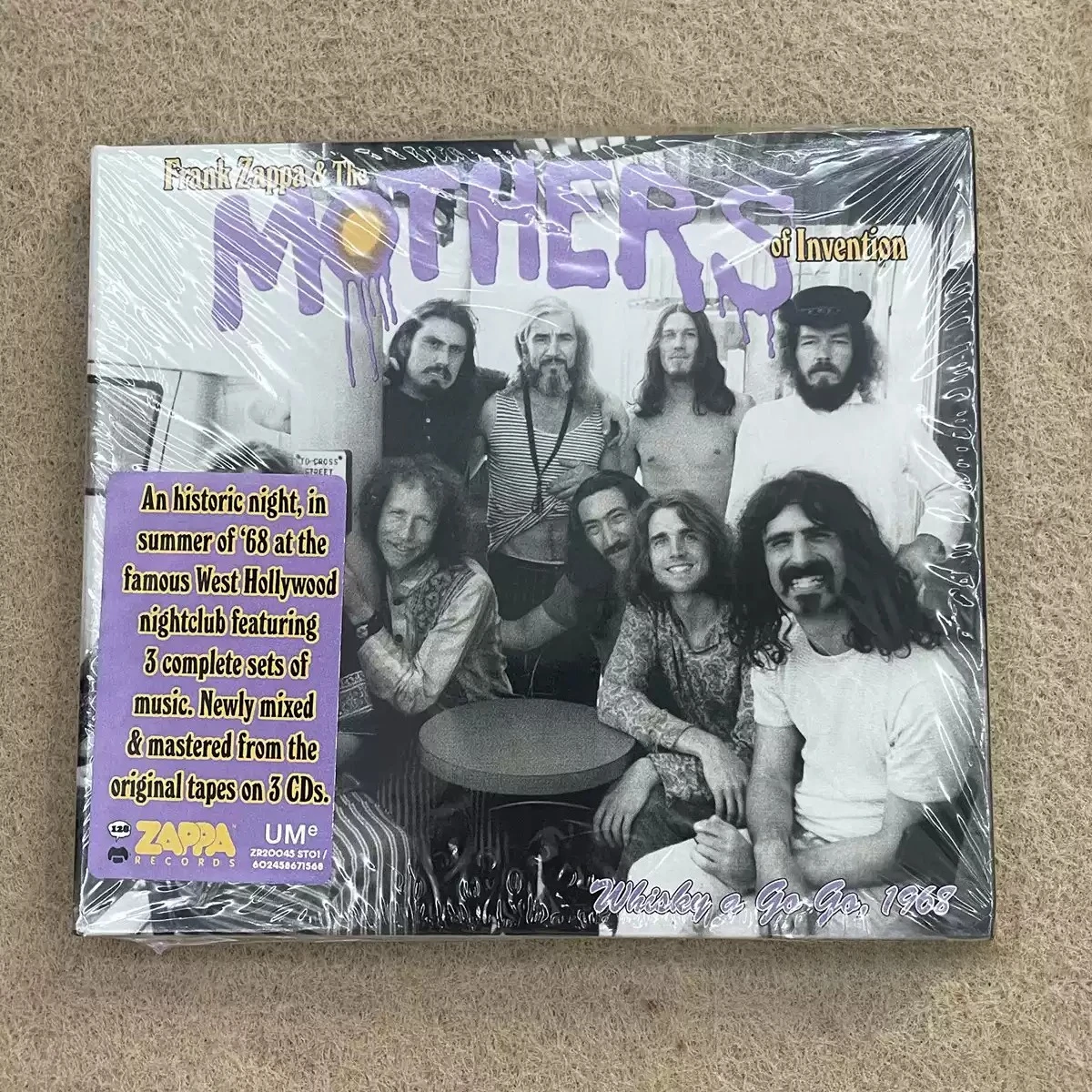 Whisky A Go Go, álbum de CD ao vivo de rock vanguardista de 1968, performance clássica de 1968, disco com qualidade de som de alta fidelidade