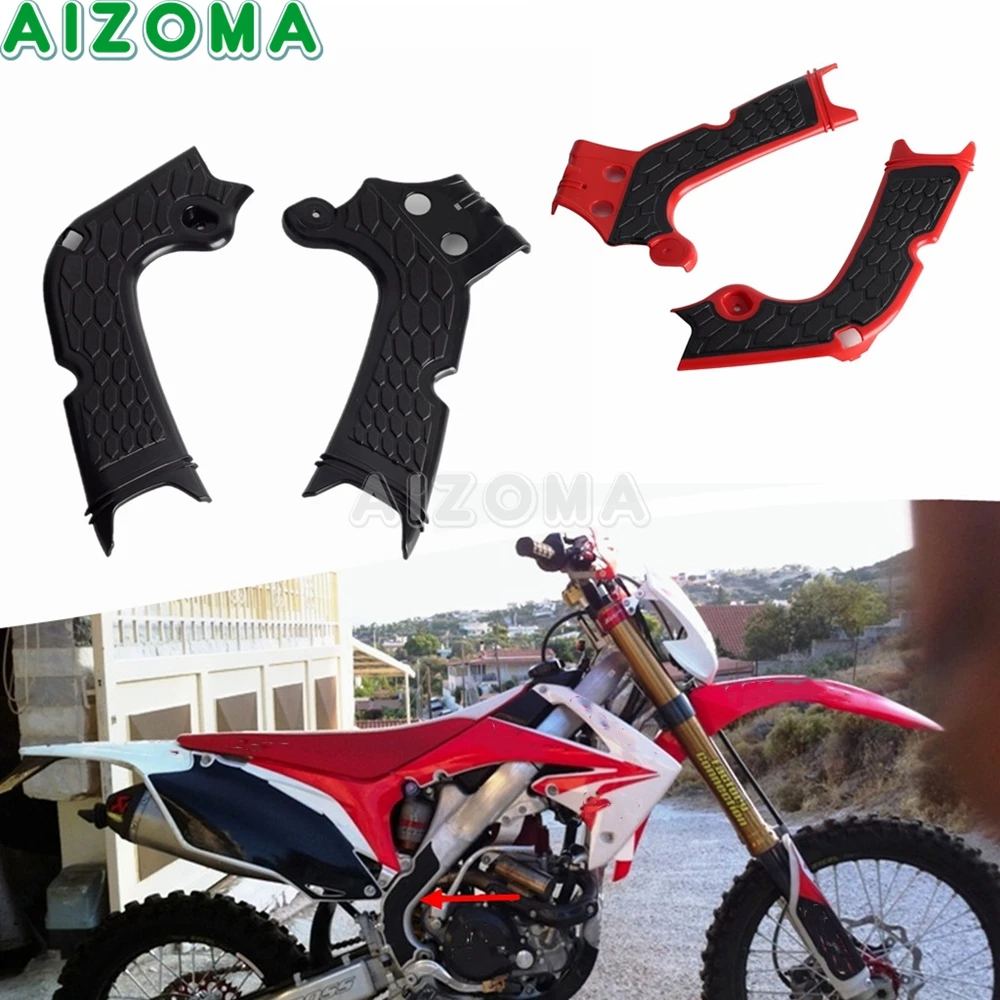 Motorcycle X Grip Frame Guard For Honda CRF 250 300 450 CRF250R CRF250RX CRF300R CRF450R CRF450RX Motocross Frame Cover 2018-19