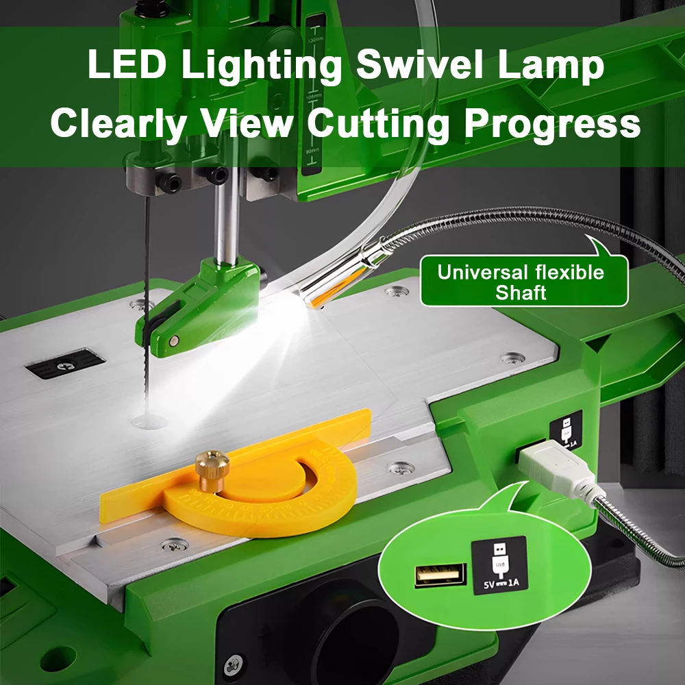 Picture 7: Multifunctional Jig Saw Electric Desktop Curve Saw Household Dust-free Woodworking Wire Saw Machine Cordless Scroll Saw