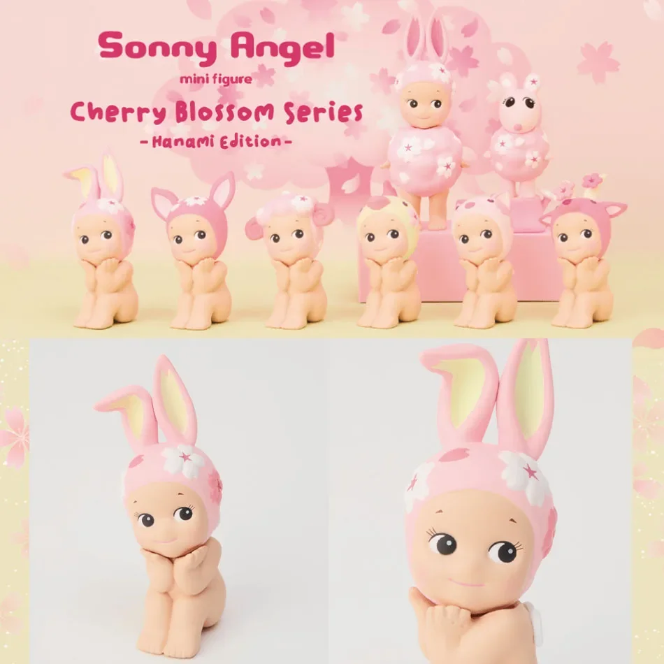 NewCherry Blossom Series Caixa Cega Hippers Mini Figura Cherry Blossom Series Action Figure Brinquedos Para Fãs Crianças Presente de Natal