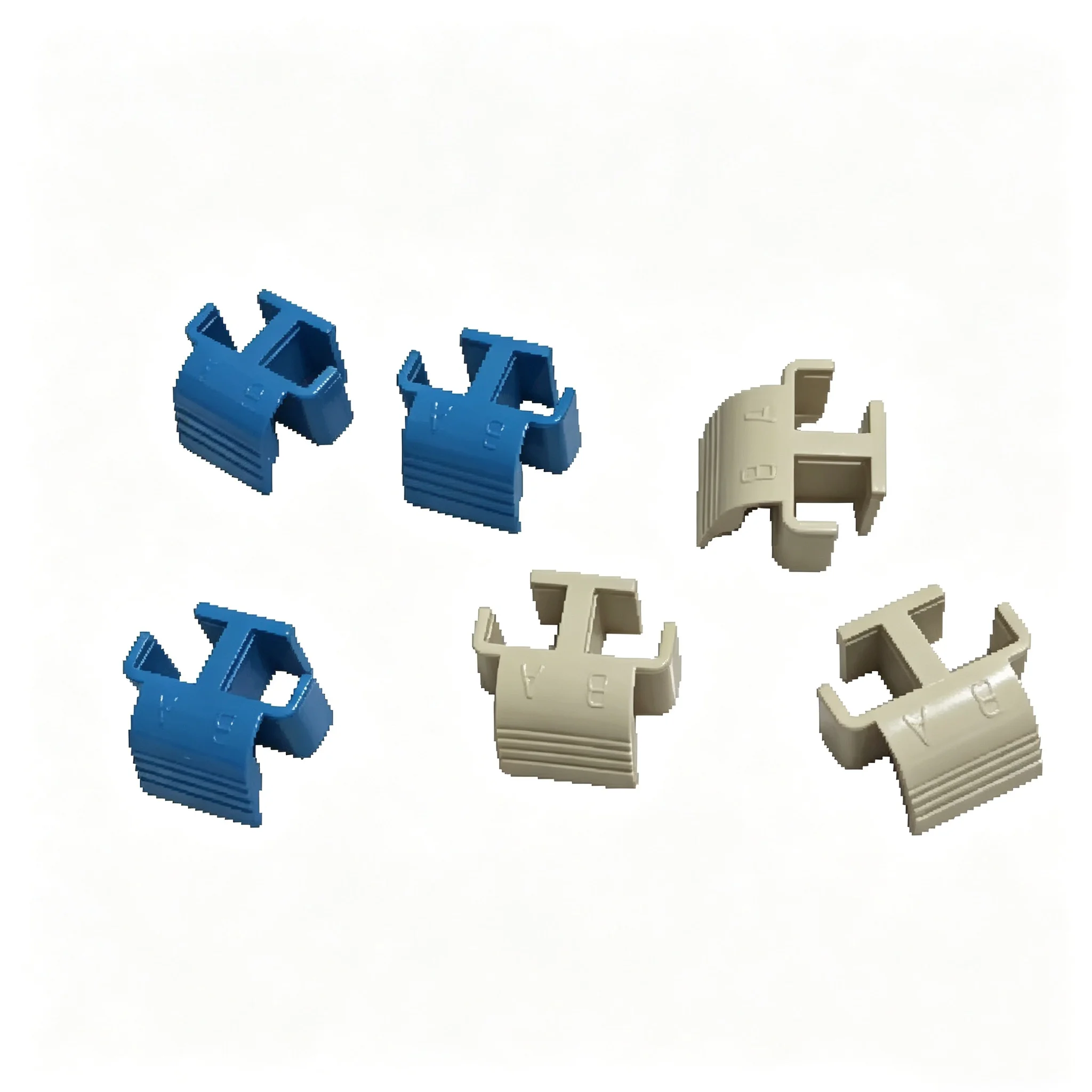 LC duplex AB clip blue gray green for LC DX connector SM MM APC fiber optic accessory ftth part free shipping ELINK 1000pcs