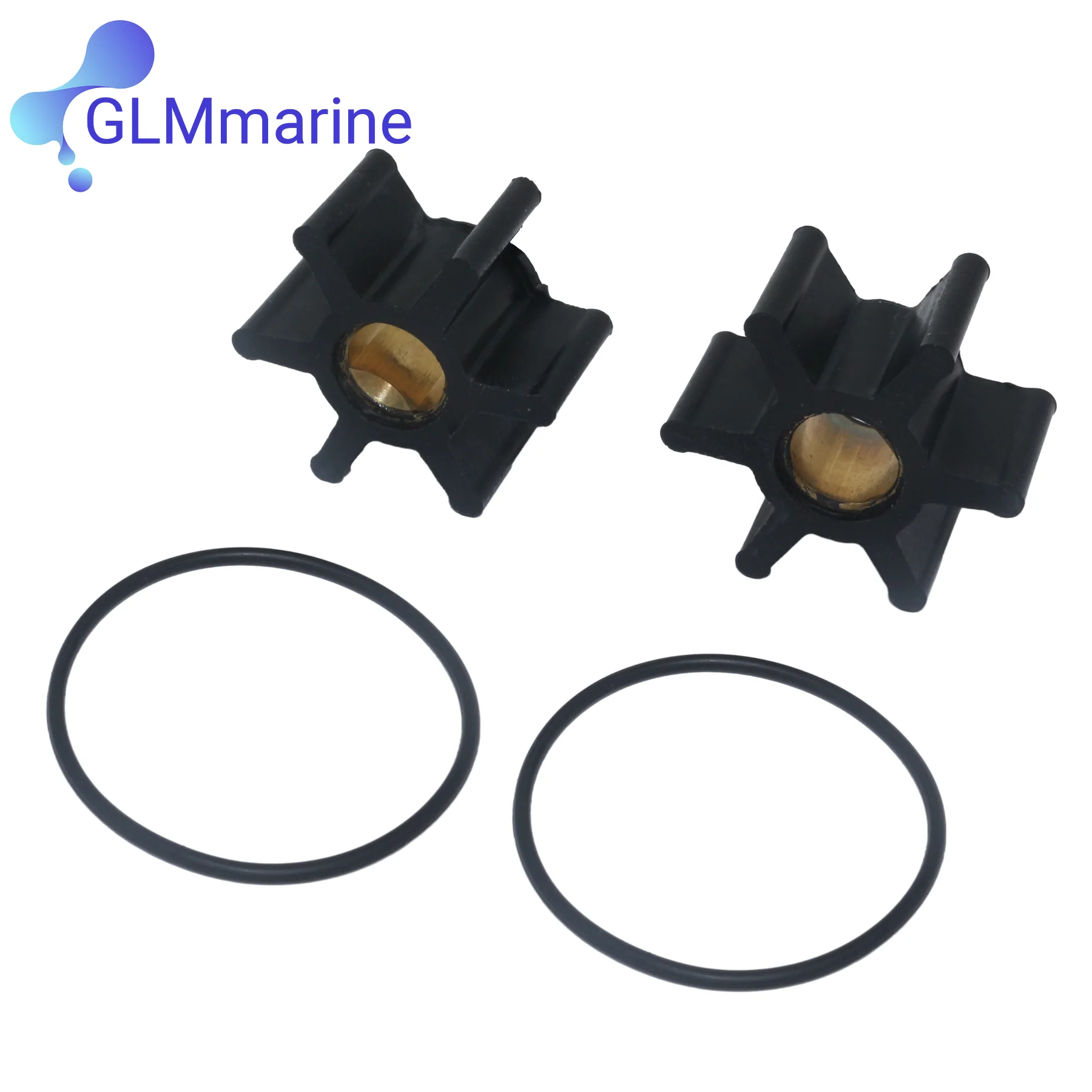 2 Packs Water Pump Flexible Impeller Kit Kohler 359978 Marine Generator Sherwood 8000K Onan 132-0407 Sierra 23-3314