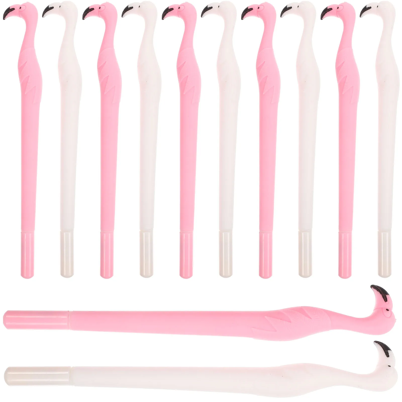 

12 Pcs Flamingo Pen Gift Cute Cartoon Pens Sign Writing for Kids Plastic Child Students