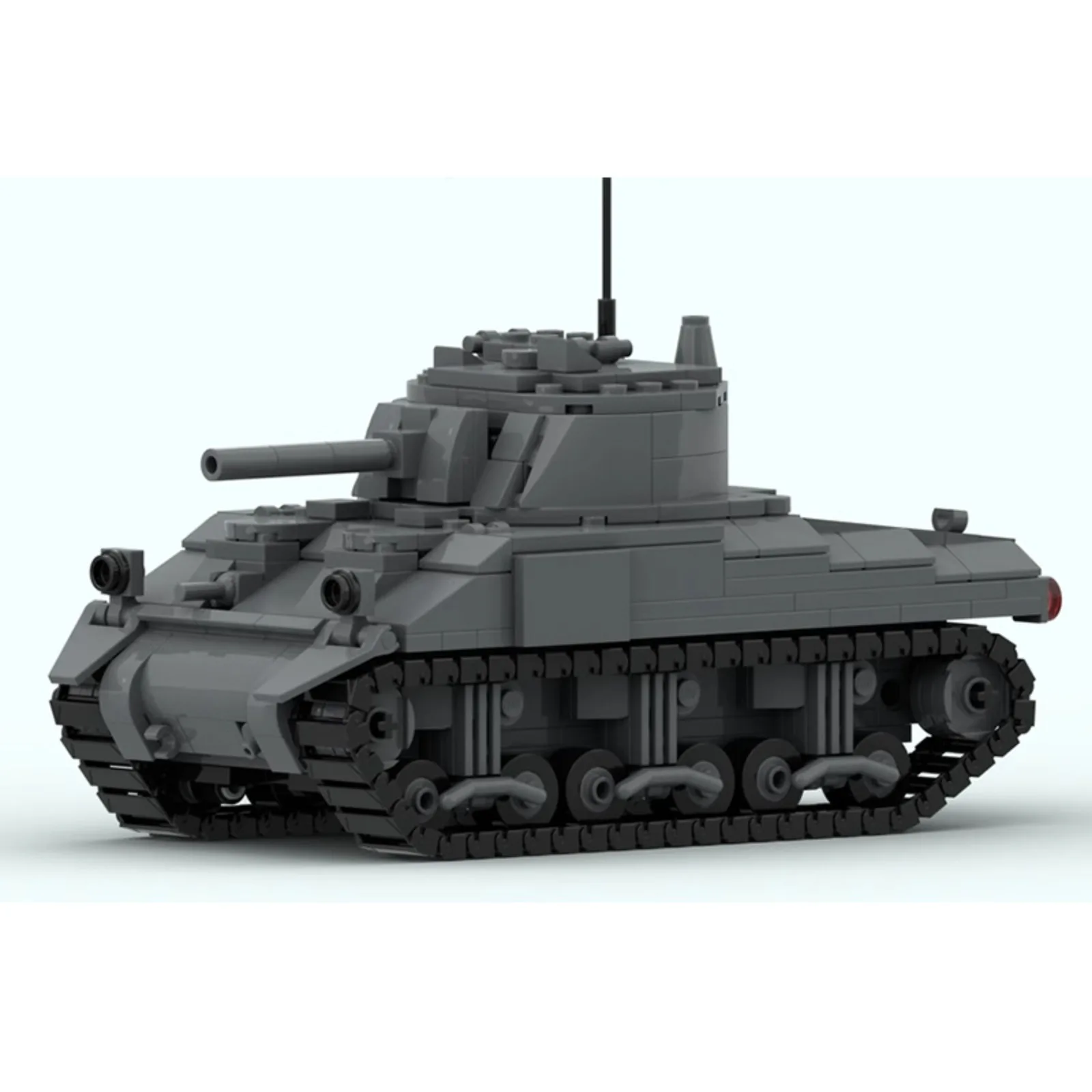 

Модель строительного блока танка M4 Sherman, совместимая с Major Brick Systems