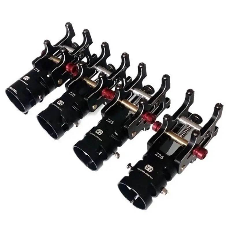 

4pcs Quadcopter Drone CNC Aluminium Z25 V2 Folding Arm 25mm Tube Connector Spare Part for FPV Quadcopter Multicopter Drone