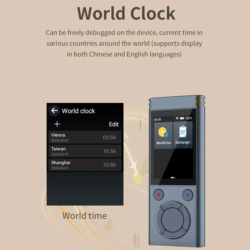 Smart Voice Translator Portable 138 Languages Real-time Speech Interactive Offline Instant Voice Translator