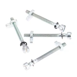 4 Sets Bar Chain Adjuster Tensioner Screw Kit For HUSQVARNA 36 41 136 137 141 142 Chainsaw Adjustment Tools Garden Accessories