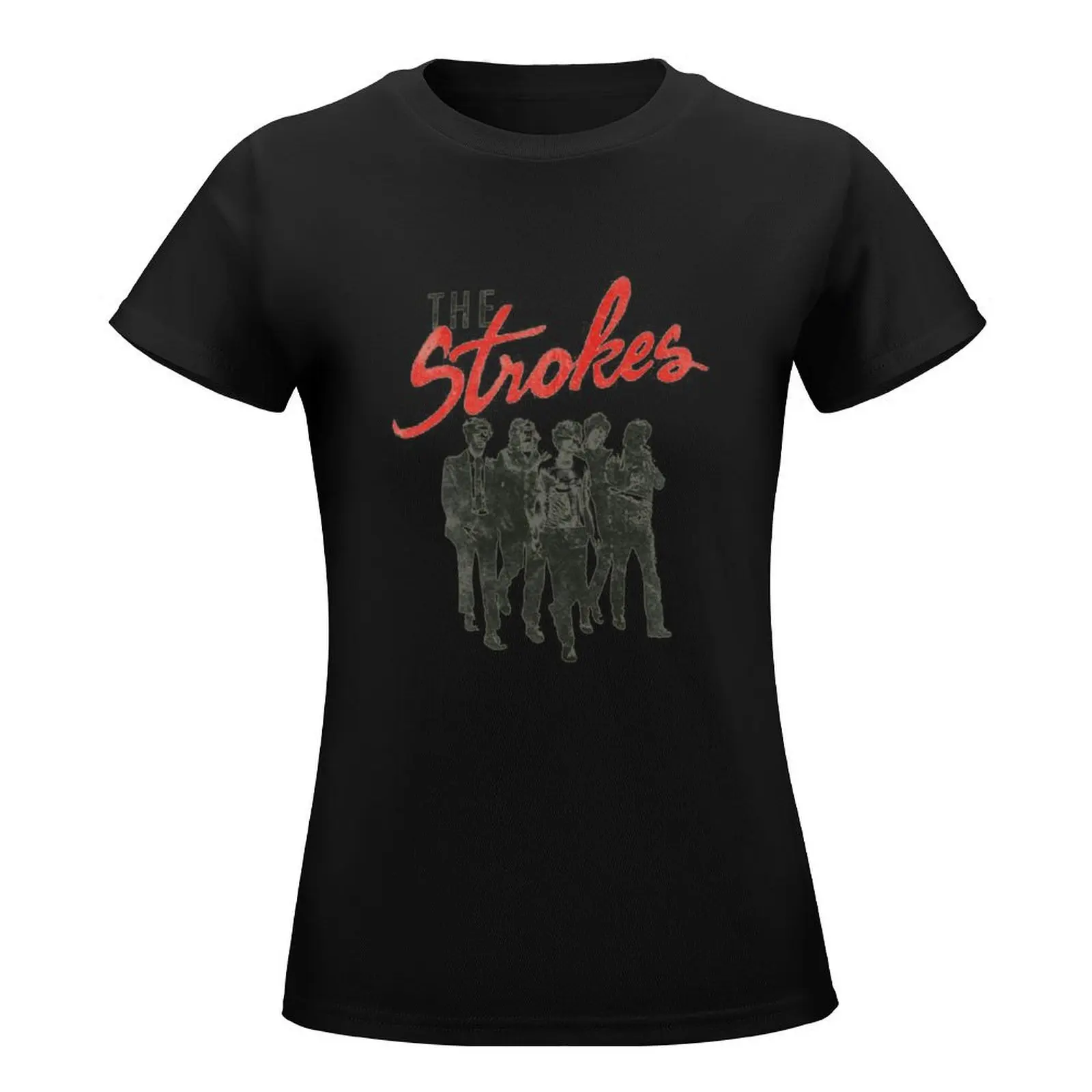 Music The Strokes T-Shirt Short sleeve tee summer clothes white t-shirt dress for Women sexy