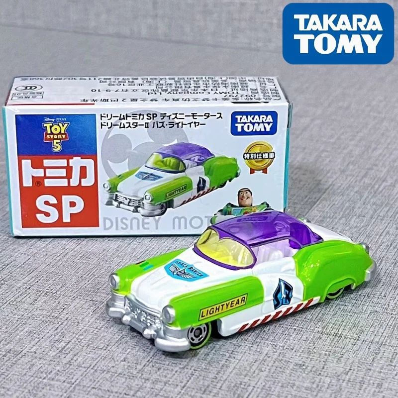 

Takara Tomy Buzz Lightyear Diecast Alloy Car Model Disney Pixar Toy Story Special Edition Collectible Cartoon Vehicle