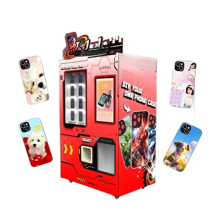 Customized Win-Win Project Phone Case Printing Vending Machine Mobile Phone Case Booth Automatic Print Picture Machine Supplier