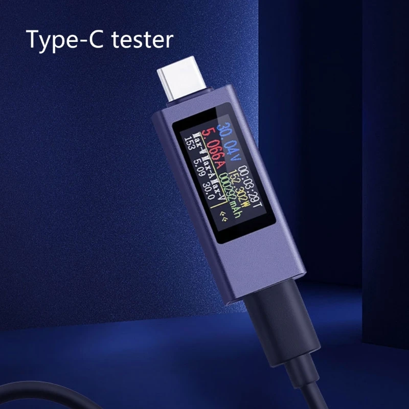 Upgraded Charging Checker Easy Monitorings Convenient Phone Charging Tester Portable Charging Meter for All Phone User