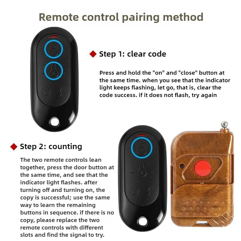 250–915 MHz Multifrequenz-Universal-Fernbedienung, Kopiergerät, automatisches Klonen, 433 MHz Fernbedienung für Garagentor