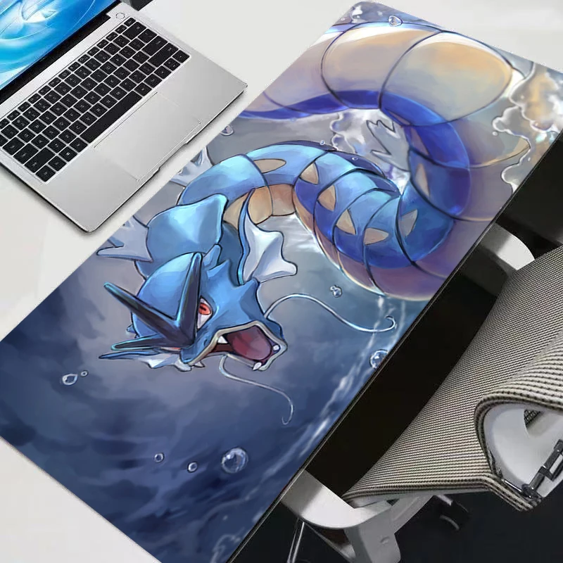 Large Gaming P-pokemon Gyarados Soft Mousepads Mouse Pad Computer Mousepad Mouse Mat Desk Pads For PC Keyboard Mats Table Rug