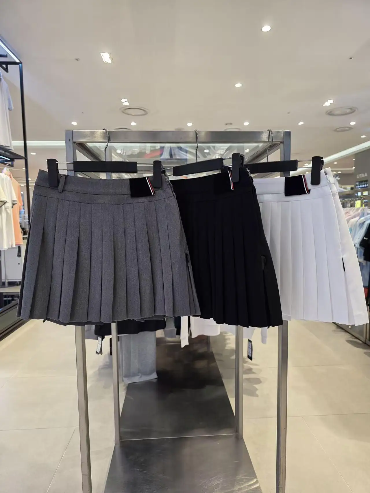 Ladies A-line Pleated Golf Skirt Slimming Casual All-match Sport Skort Golf Apparel
