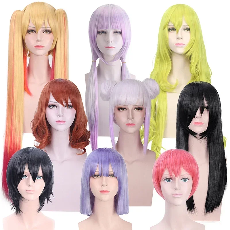 Anime Synthetic Wig Cosplay Costume Long Ponytail for Festivals Party (Kana Inspired) Fafnir Tohru Lucoa Style