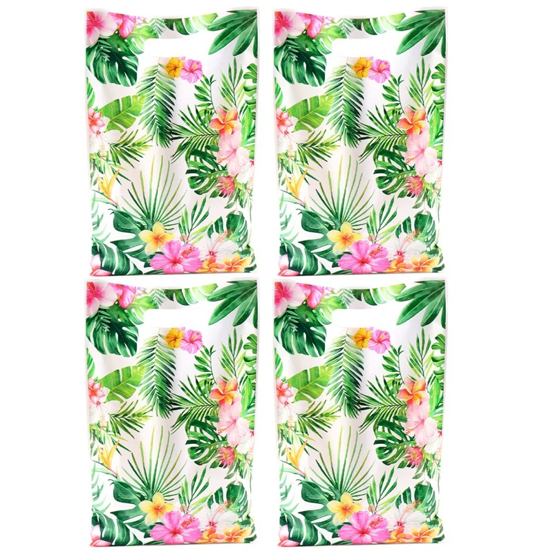 Hawaiianische Flamingo-Geschenktüten Sommer-Geburtstagsparty-Dekoration Gastgeschenke Handtaschen für Süßigkeiten 1. Geburtstag Partyzubehör – Detail 5