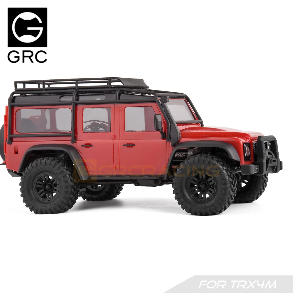 Para Trax/como Trx4-m Defender Trx4m coche trepador de control remoto 1/18 clásicos parachoques delantero impresión 3d rejilla delantera del tanque de agua