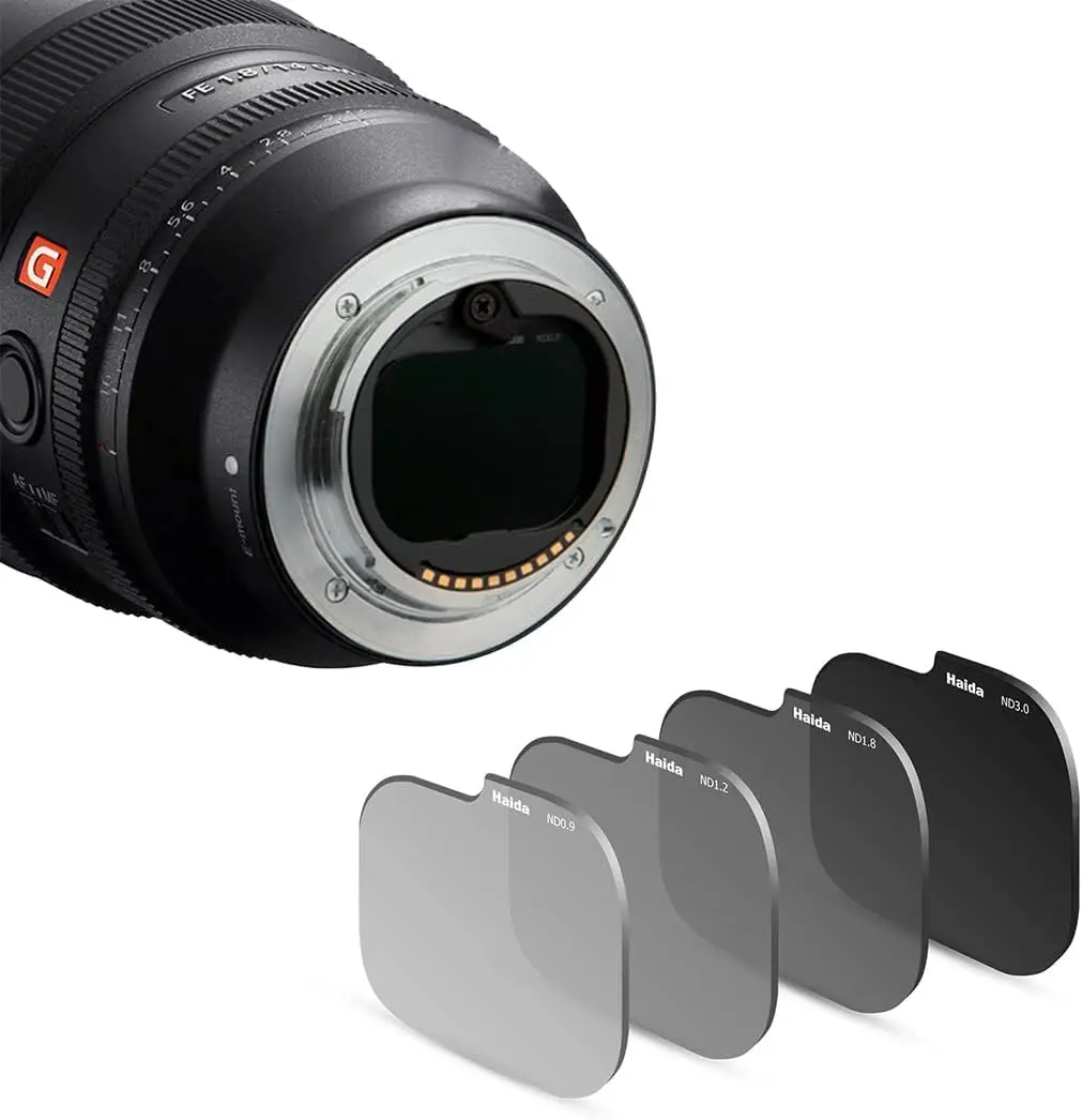 Haida 4-Pack Rear ND Filter Set for Sony 14mm f/1.8 GM Lens, ND0.9-ND3.0, Optical Glass, Anti-Reflective, Nano Coating