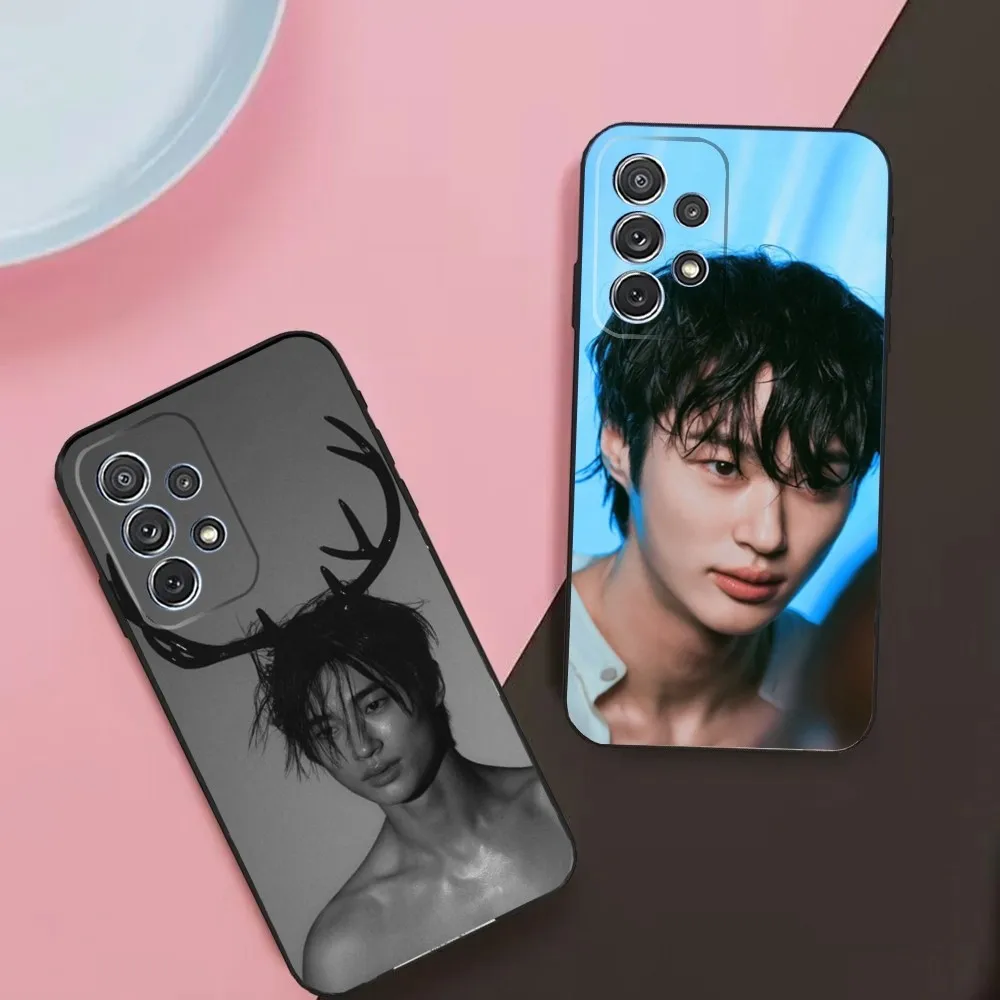 Actor B-Byeon Woo Seok Phone Case For Samsung Galaxy A13,A21s,A22,A31,A32,A52,A53,A71,A80,A91 Soft Black Phone Cover