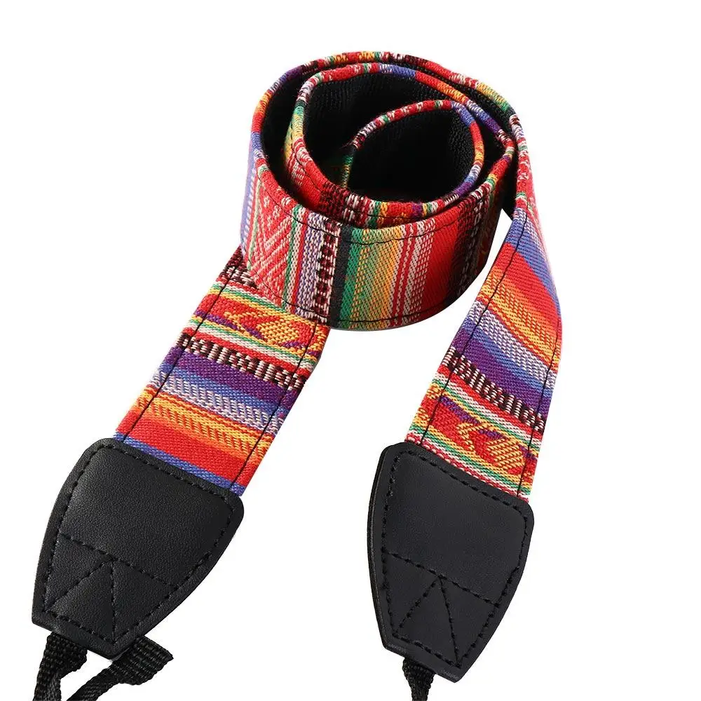 ملحقات الكاميرا العالمية SLR DSLR المضادة للانزلاق قابل للتعديل كاميرا حزام الكتف كاميرات حزام الكاميرا الرقبة حزام خمر #6