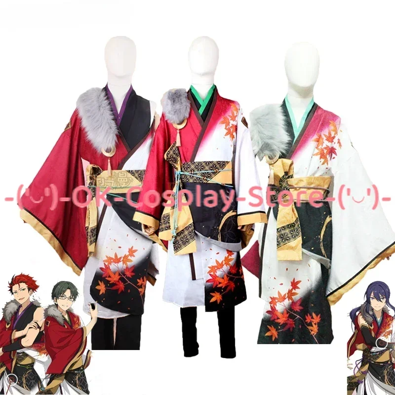 Game Ensemble Stars Akatsuki Hasumi Keito Kiryu Kuro Kanzaki Souma Cosplay Costume Halloween Carnival Uniforms Custom Made