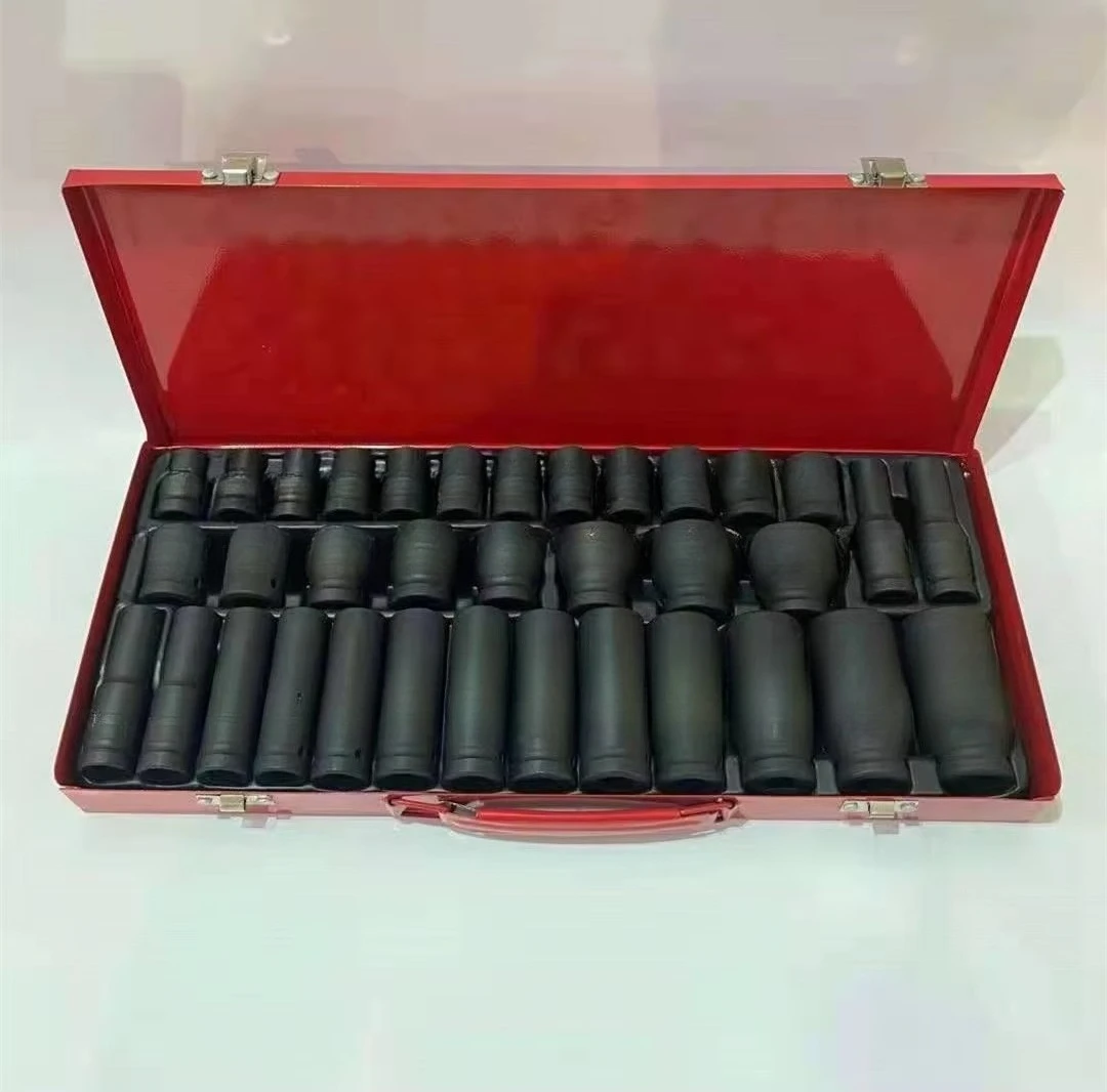 1/2 inch socket wrench set 35 pieces L: 38MM-20 pieces L: 78MM-15 pieces
