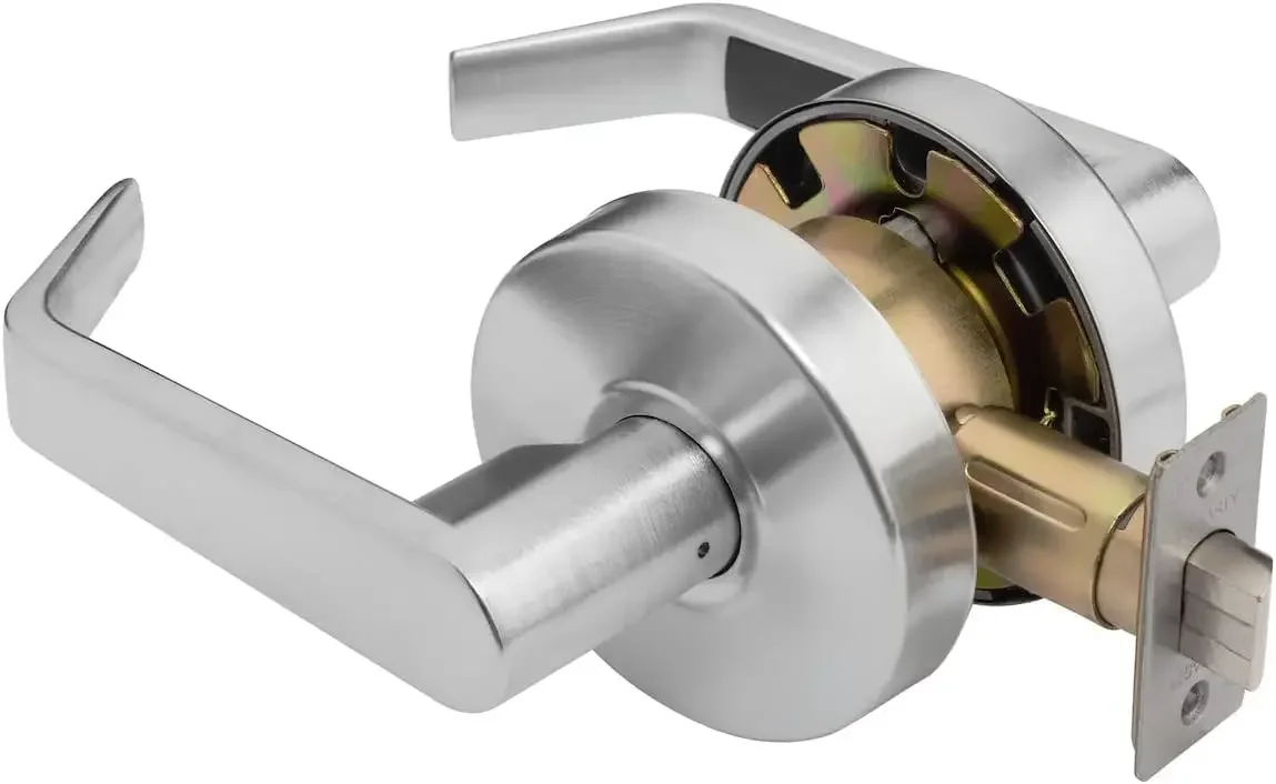 AUG-30-26D Grade 2 Commercial Duty Passage Lever, ADA, Satin Chrome Finish