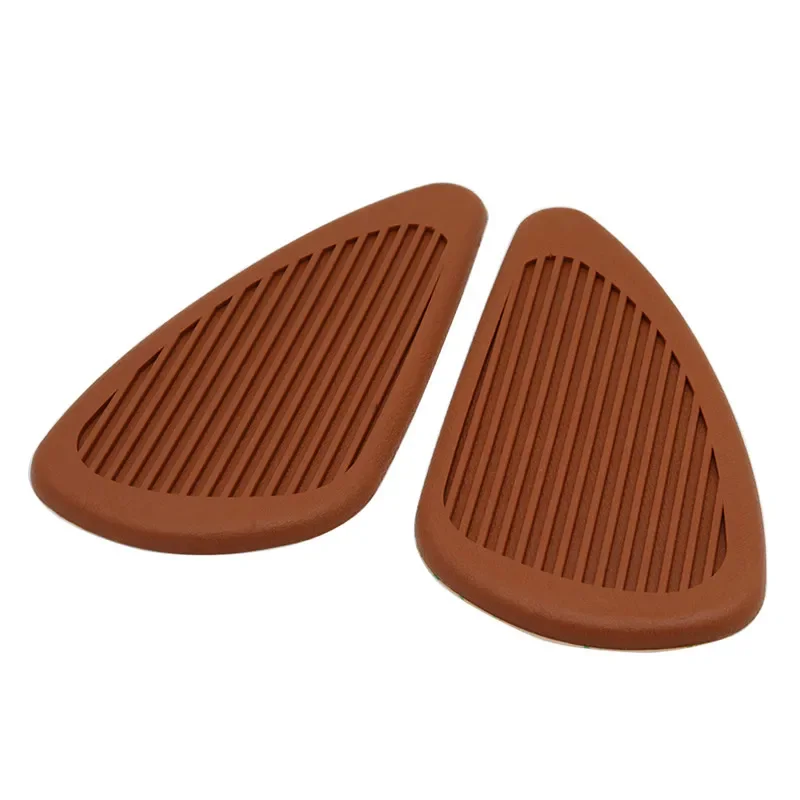 Motorcycle Anti-slip Tank Pads Gas Knee Grip Traction Pad Side Decals Fit For Harley Honda Yamaha Suzuki Kawasaki Cafe Racer 4