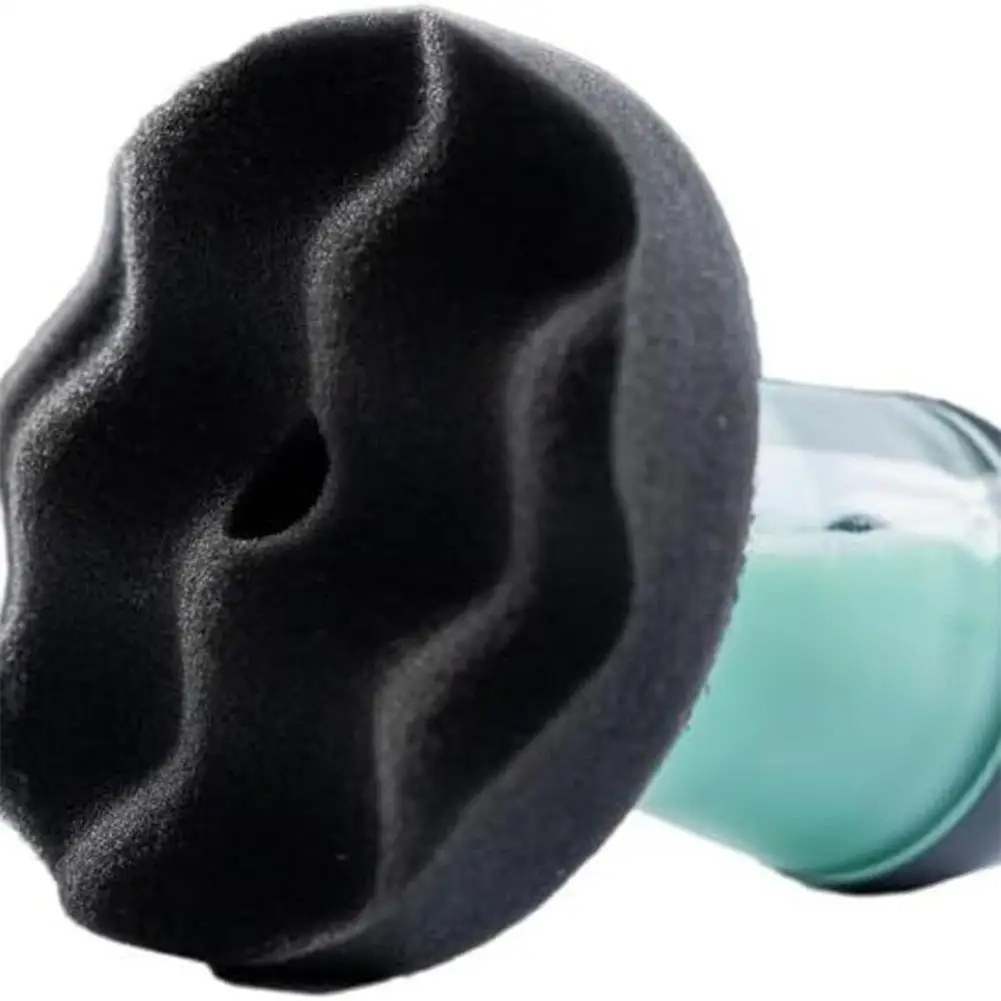Car Tire Dressing Tool Wave Pattern Applicator Brush for Tire Shine Handheld Portable Tire Shine Applicator Brush - view 5