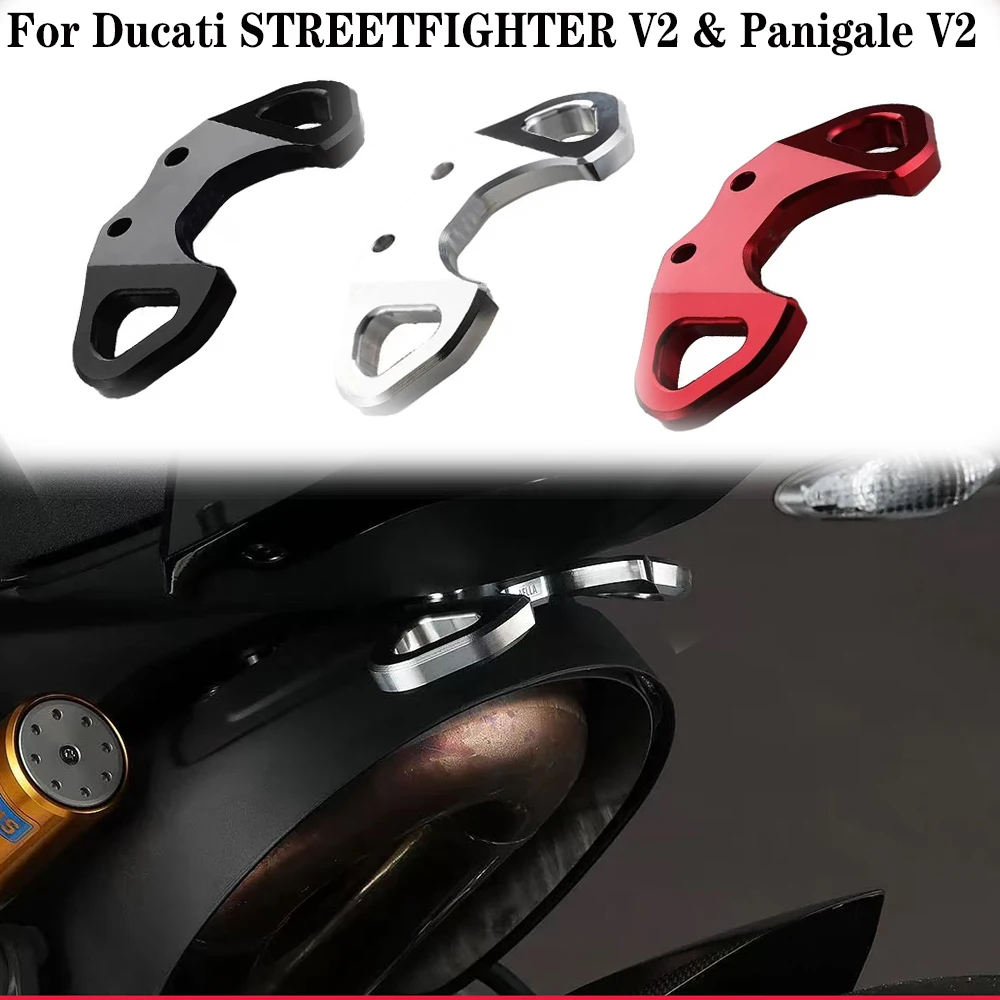 

For Ducati STREETFIGHTER V2 & Panigale V2 Motorcycle Hooks Strap Hooks Traction Assist Lashing Bracket Trailer Mounting Bracket