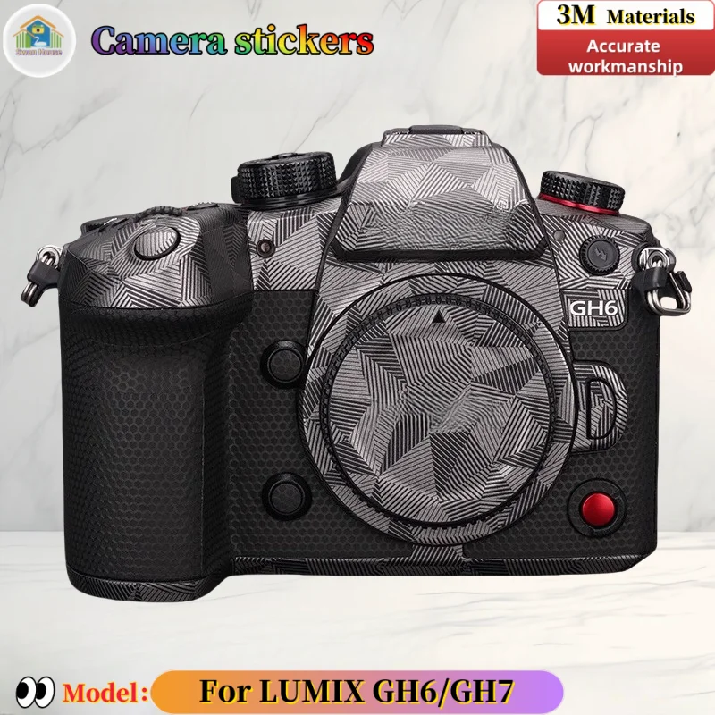 

For LUMIX GH6/GH7 Camera stickers, DIY skin,Precision tailoring wear-resistant protective film