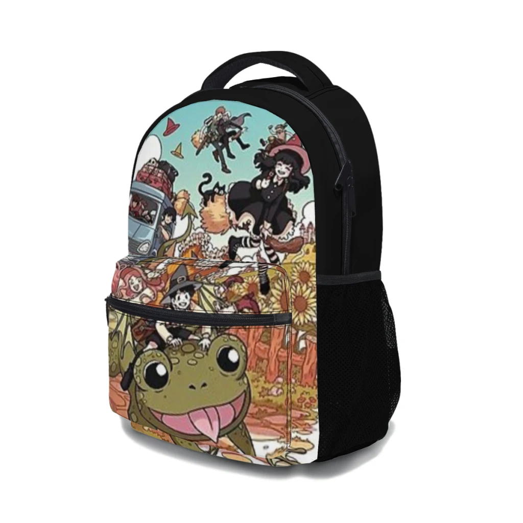 Mochila escolar gigante Carlo para niños, mochila de estudiante de gran capacidad, mochila de estudiante de secundaria de dibujos animados, 17 pulgadas