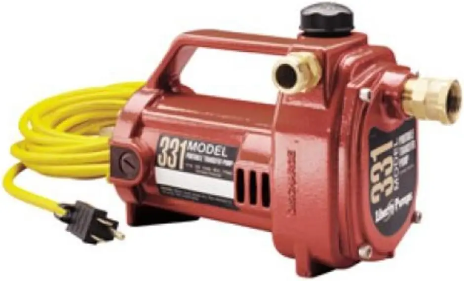 Liberty Pumps 331 Portable Transfer Pump, one-size, RED