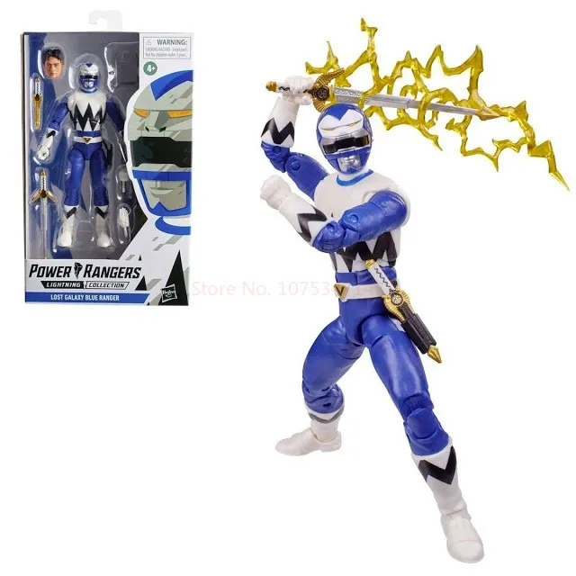 In Stock Power Ranger Original Collection In Space Black S.p.d. Green Lost Galaxy Blue Ranger Action Figure Toys Chrismas Gifts