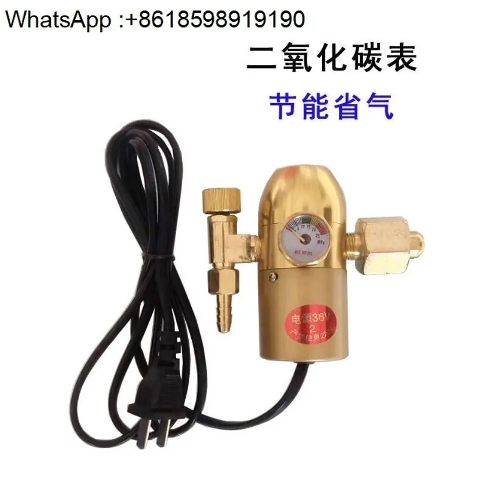 

Carbon dioxide gas meter two welding machine accessories energy saving anti drop pressure gauge 36V/220V