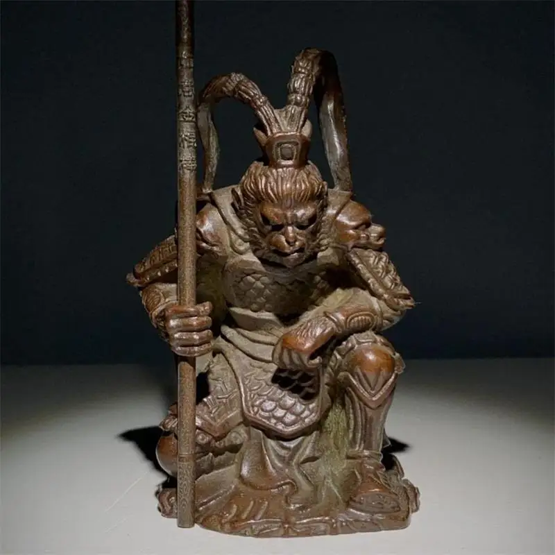 

Antique Style Monkey King Sun Wukong Figurine Home Decor Desktop Craft Ornament