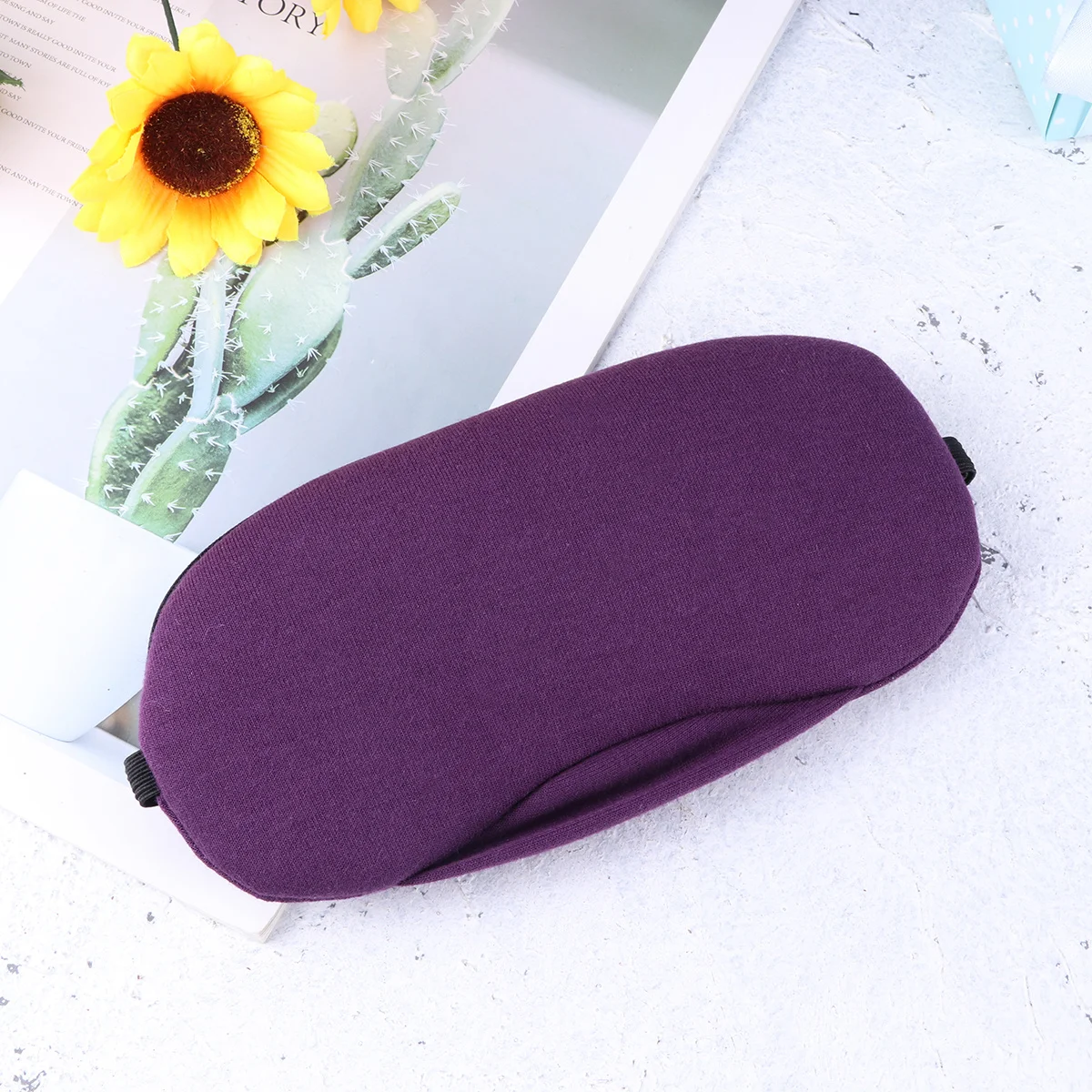 

USB Steam Eye Mask Purple Relieve Headache Eye Fatigue for Deep Sleep Travel Office Use Steam Blindfold