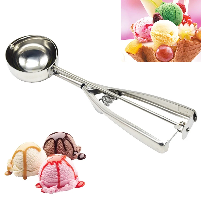 Stainless Steel Ice Cream Scoop Ice Cream Scoop Stainless Steel Ice Cream Scoop Ice Cream Scoop Stainless Steel Fruit Scooper