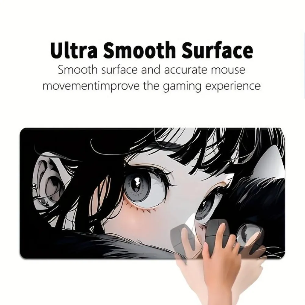 Highquality antislip mouse pad with fashionable anime girl pattern desk organizers and trays коврик для мыши alfombrillas gaming