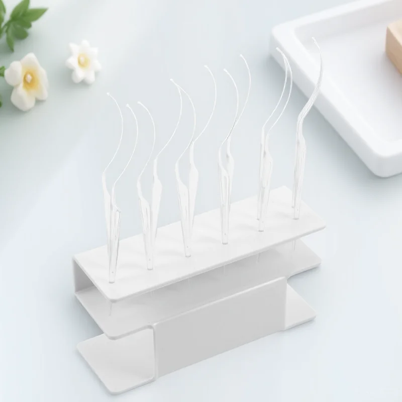 

1 Set Lash Display Stand False Eyelashes Applicator Stick Holder Tool 3D Eyelash Extensions Grafting Sticks Salon Beauty