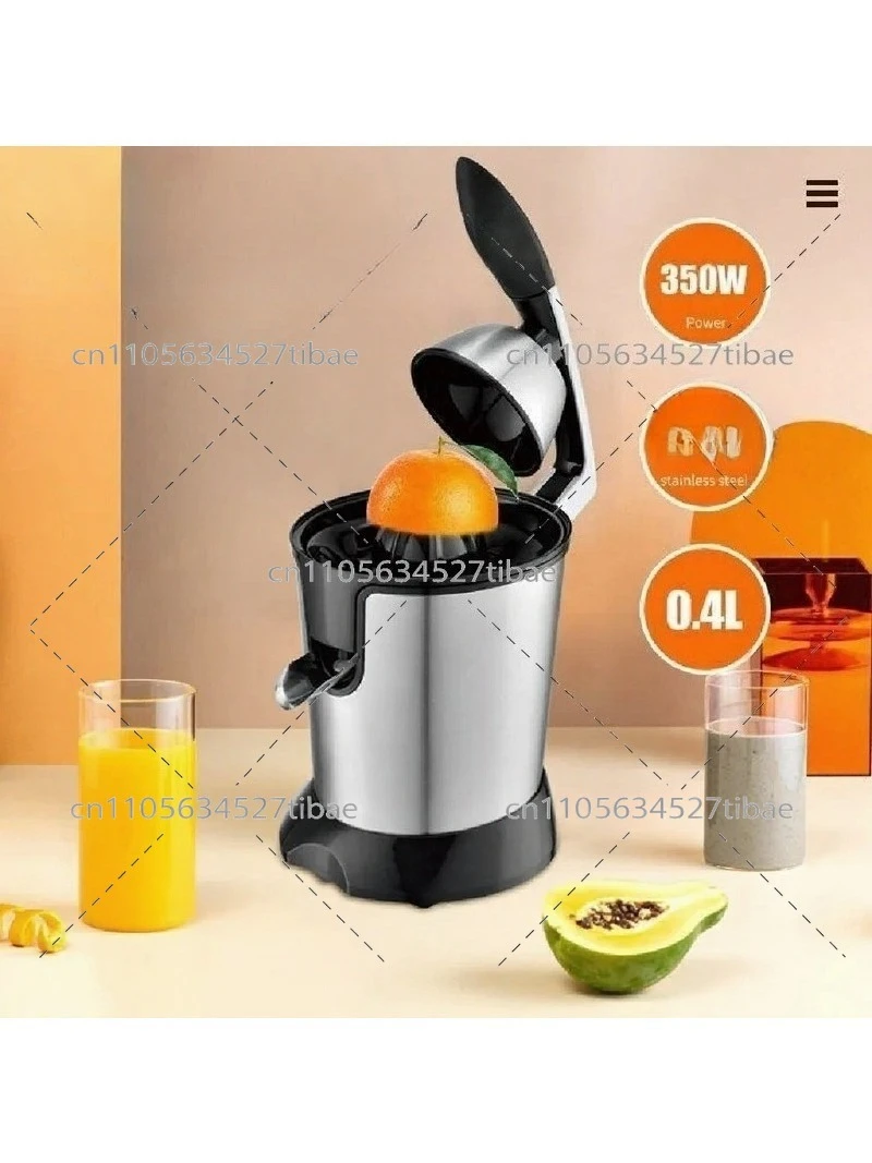 Portable Electric Citrus Juicer Stainless Steel Lemon Orange Press Machine Fresh Juice Extractor