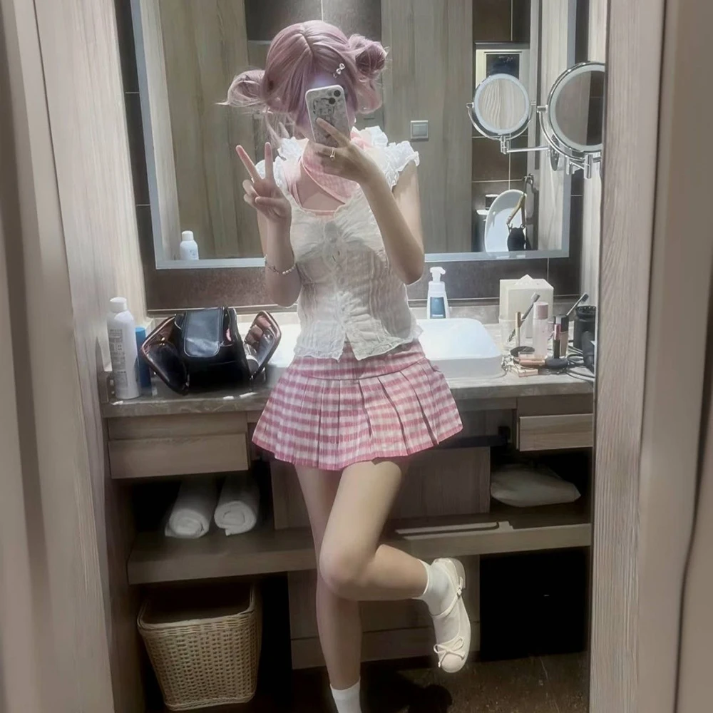 Anime NANA Komatsu Nana Cosplay Costume Girl Pink Skirt Date Outfits Cute Uniform Carnival masquerade Party Clothes