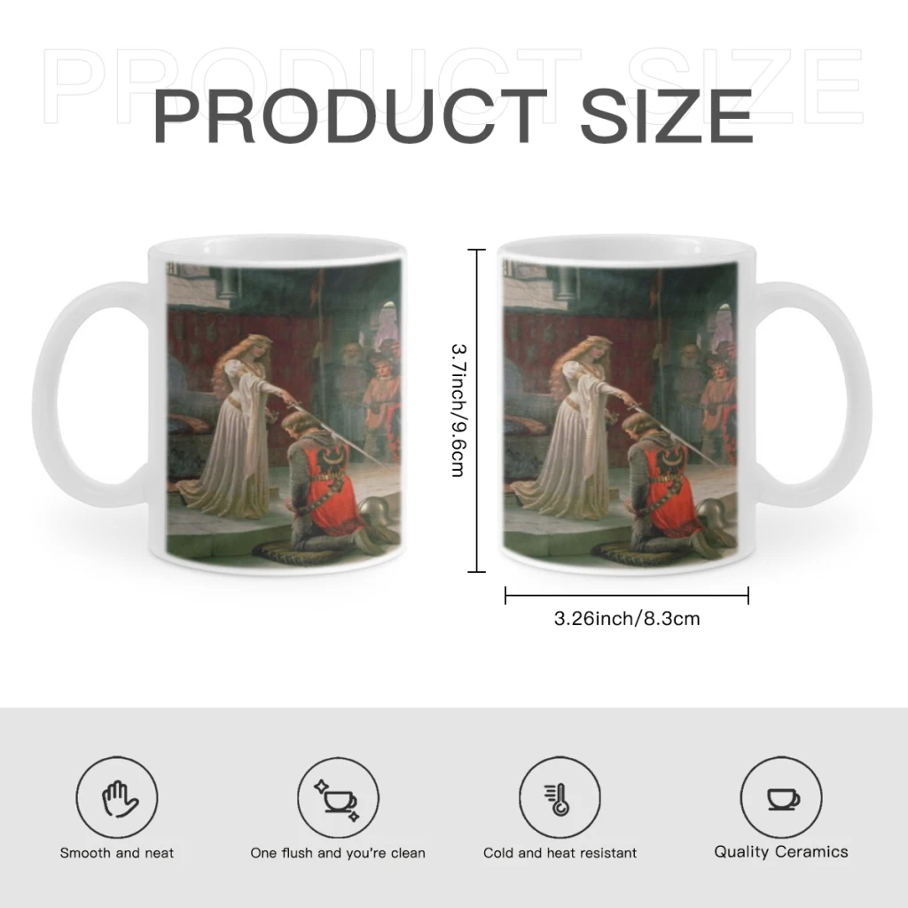 Renaissance Art Painting Classic Cartoon Free shipping Ceramic Cup Coffee Oatmeal Breakfast Cup Creative Personality Mug